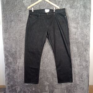 Ministry of Supply Men's Black Straight Jeans Size 38